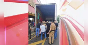  10º BPM faz entrega de donativos às vítimas das enchentes no RS 