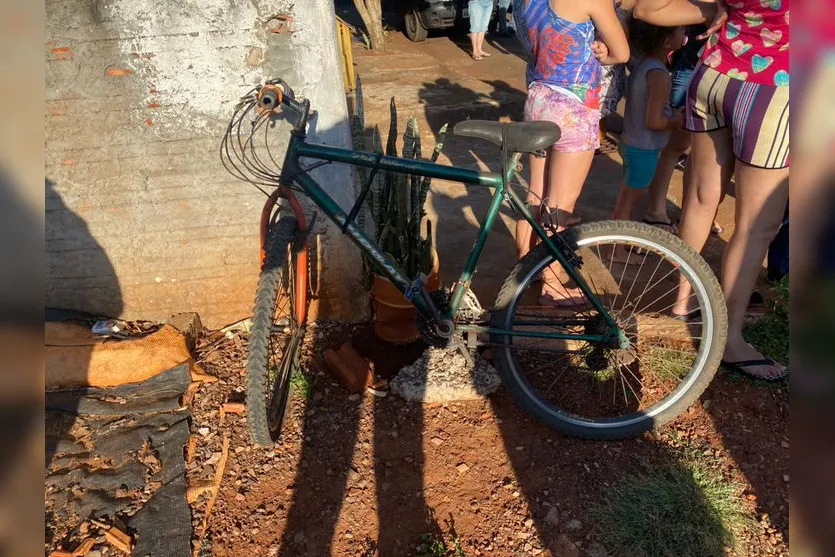 Criança e ciclista são socorridos após acidente no Pirapó