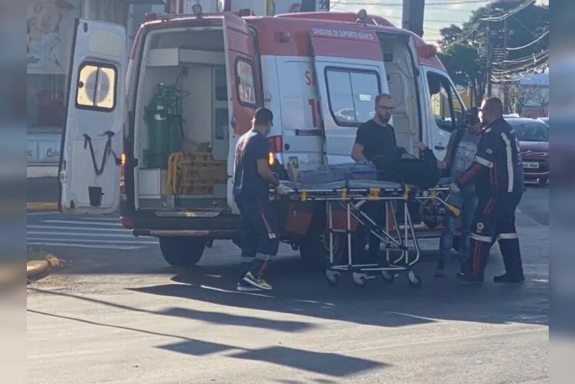 Acidente na Avenida Minas Gerais deixa motociclista ferido