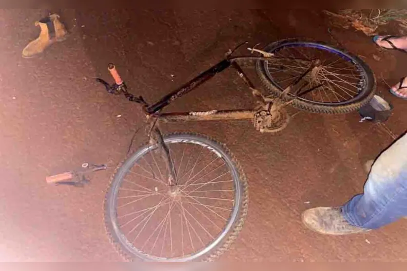 Ciclista morre atropelado ao retornar do trabalho, em São João do Ivaí