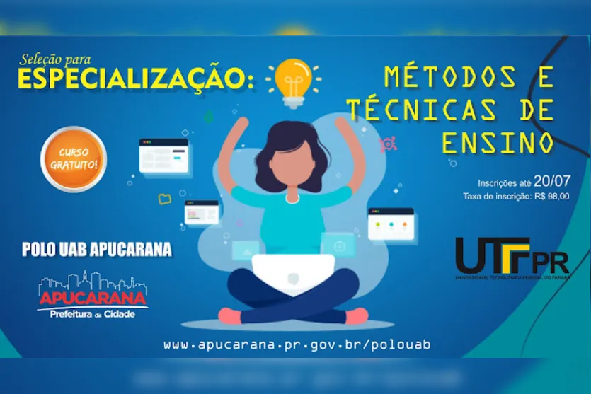  Especialização em Métodos e Técnicas de Ensino da Universidade Tecnológica Federal do Paraná 