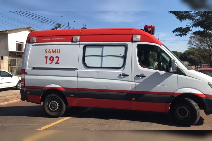  O Serviço de Atendimento Móvel de Urgência (Samu) foi chamado 