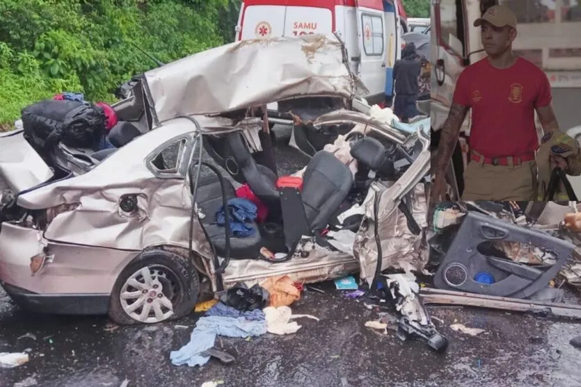  O acidente aconteceu entre Ortigueira e Mauá da Serra 