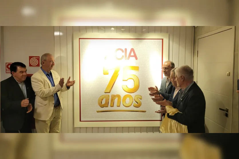  Evento na quarta-feira marcou os 75 anos da Acia 