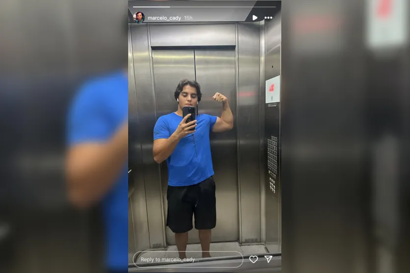 Filho de Ivete Sangalo exibe o braço musculoso em nova selfie