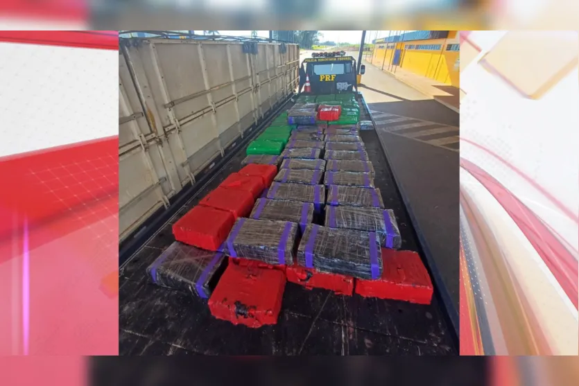 PRF apreende 2,5 toneladas de maconha em caminhão carregado com soja
