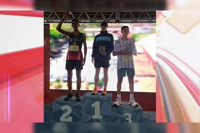  Samuel da Silva Biz foi 2° lugar na categoria nos 5 km 