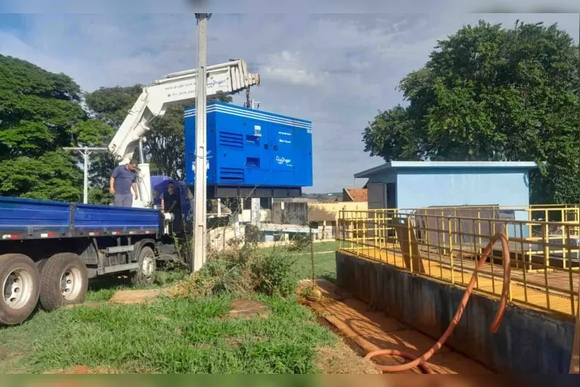  Sistema de Água de Ivaiporã ganha reforço com novos geradores 